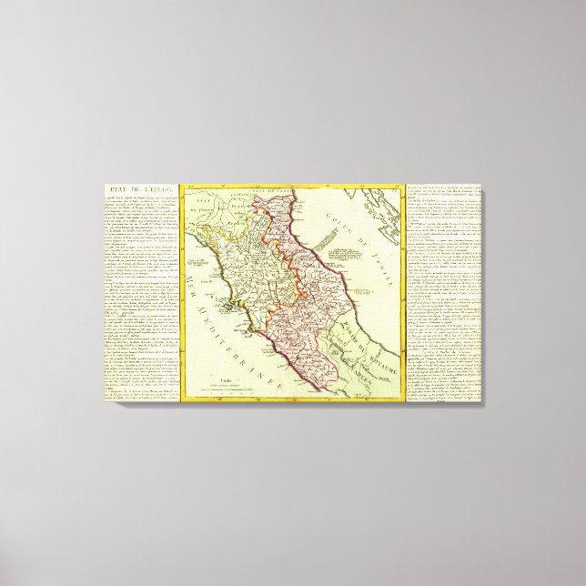 Italien 5 leinwanddruck (Vorderseite)