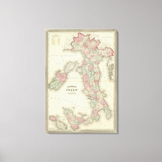 Italien 6 leinwanddruck (Vorderseite)