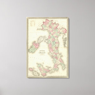 Italien 6 leinwanddruck
