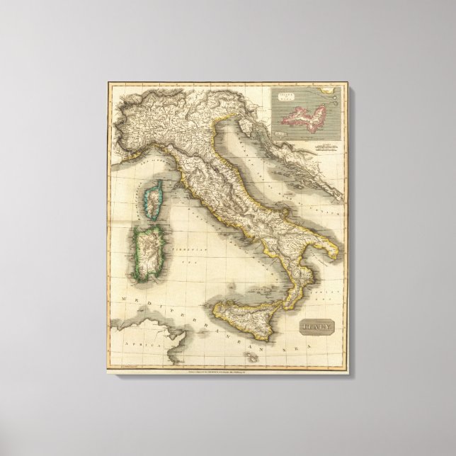 Italien 8 leinwanddruck (Vorderseite)