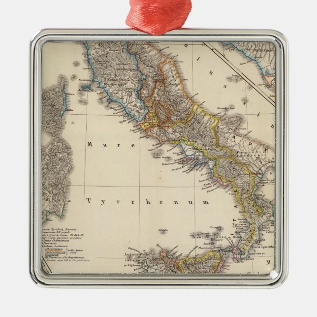 Italien adiectis iis ornament aus metall (Vorne)