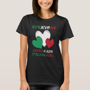 Italien Alle Lieben ein schönes italienisches Mä T-Shirt