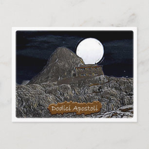 Italien - Alphütte Dodici Apostoli - Dolomiti - Postkarte