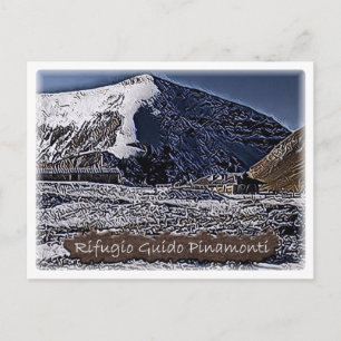Italien - Alphütte Guido Pinamonti - Dolomiti - Postkarte