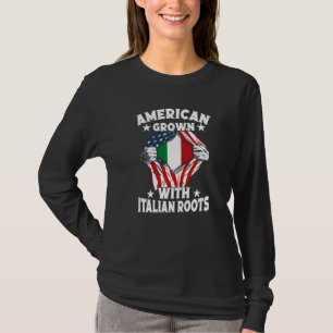 Italien amerikanisches Wachstum mit italienischen  T-Shirt