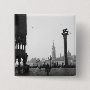 Italien-Andenken-Button-Knopf-Schmuck-Venedig-Löw Button