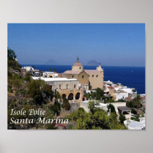 Italien - Äolische Inseln - Insel Salina - Poster