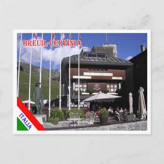 Italien - Aostatal - Breuil-Cervinia - Postkarte (Vorderseite)
