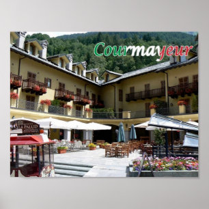 Italien - Aostatal - Courmayeur - Poster