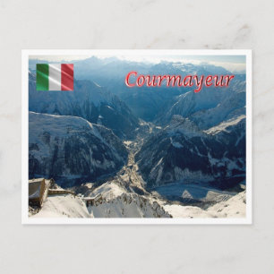 Italien - Aostatal - Courmayeur - Postkarte