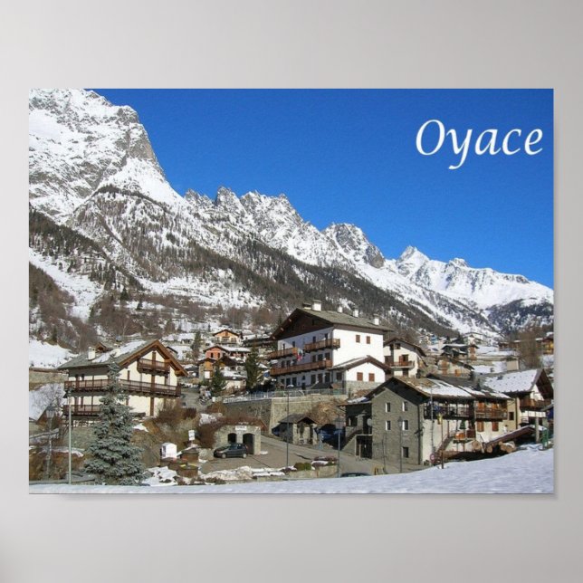 Italien - Aostatal - Oyace - Poster (Vorne)