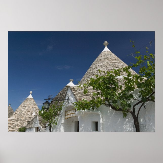 Italien, Apulien, Alberobello, Terra dei Trulli, 2 Poster (Vorne)