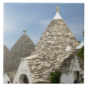 Italien, Apulien, Alberobello, Terra dei Trulli, Fliese