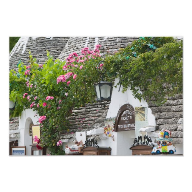 Italien, Apulien, Alberobello, Terra dei Trulli, Fotodruck (Vorne)