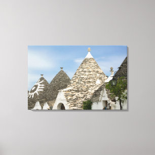Italien, Apulien, Alberobello, Terra dei Trulli, Leinwanddruck