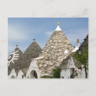 Italien, Apulien, Alberobello, Terra dei Trulli, Postkarte
