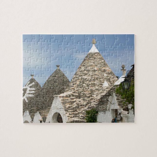 Italien, Apulien, Alberobello, Terra dei Trulli, Puzzle (Horizontal)