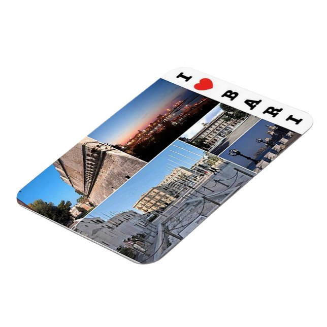 Italien - Apulien - Bari - I Liebe - Magnet (Linke Seite)