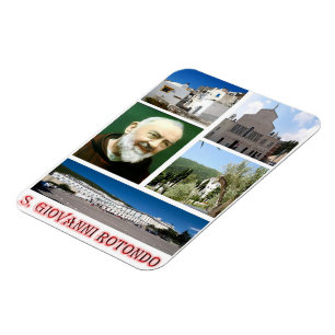 Italien - Apulien - Foggia - S.G.Rotondo - Mosaik Magnet