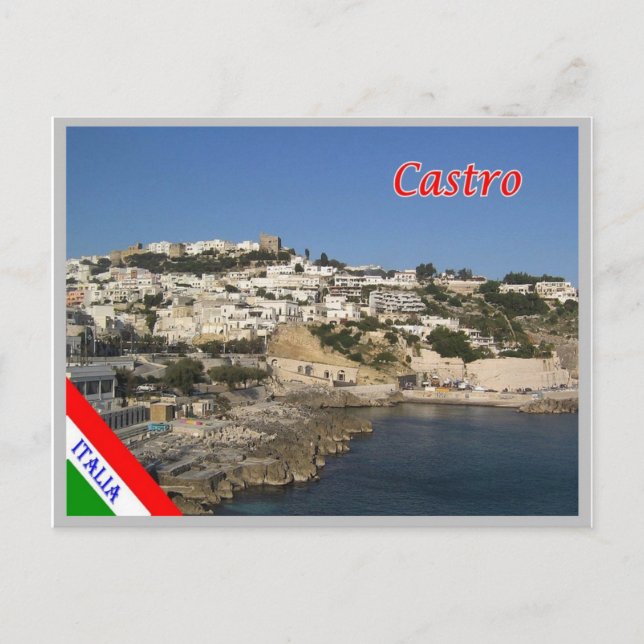 Italien - Apulien - Salento - Castro - Postkarte (Vorderseite)