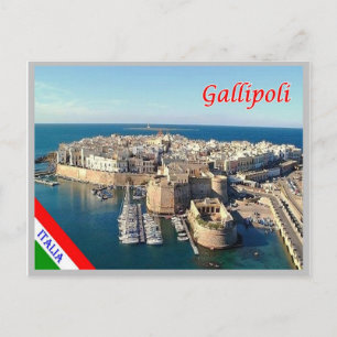 Italien - Apulien - Salento - Gallipoli Altstadt - Postkarte