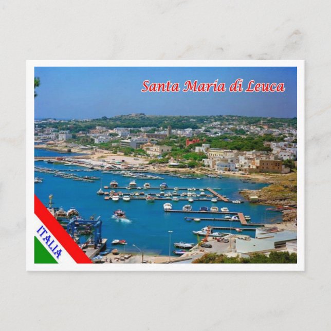 Italien - Apulien - Salento - Santa Maria di Leuca Postkarte (Vorderseite)
