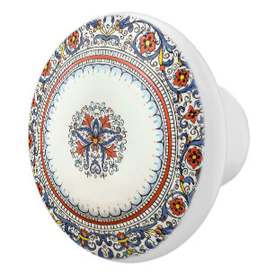 Italien Art Antico Deruta Style Kabinettschreiber Keramikknauf