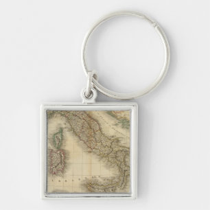 Italien Atlas Karte Schlüsselanhänger