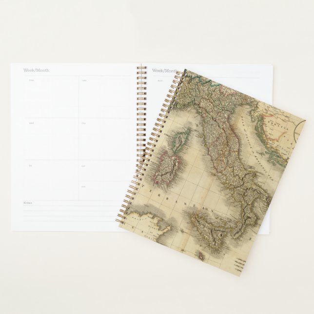 Italien Atlas Map Planer (Anzeige)