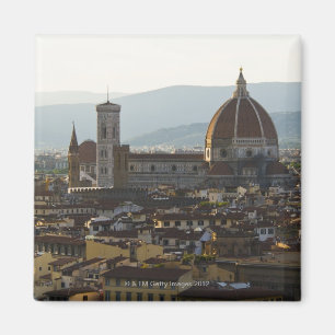 Italien, Aussicht auf Florenz mit Basilika di Sant Magnet