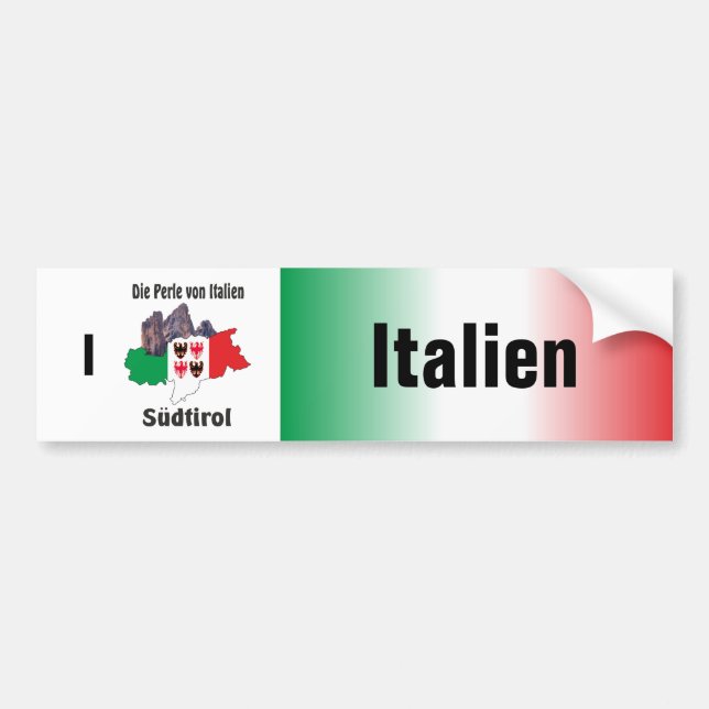 Italien - Autoaufkleber (Vorne)