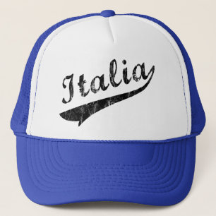 Italien-Baseball-Logo-Retro Fernlastfahrer-Hut Truckerkappe