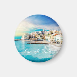 Italien Beach Ocean Landschaftliche Malerei im Mit Magnet