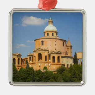 Italien, Bologna, Sonnentag mit Portico di San Ornament Aus Metall