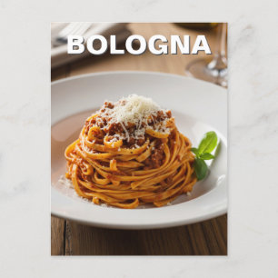 Italien Bologna Tagliatelle al ragù Postkarte