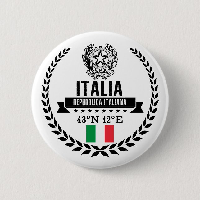 Italien Button (Vorderseite)
