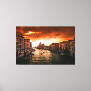 Italien - Canal Grande Canvas Print Leinwanddruck