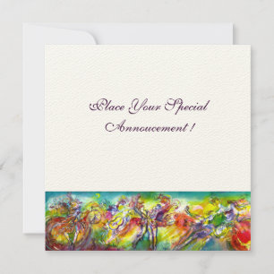 ITALIEN CARNIVAL Masquerade Ball, Tanz und Musik Ankündigung