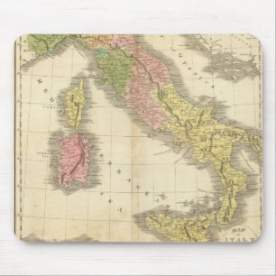 Italien Chonology Atlas Map Mousepad