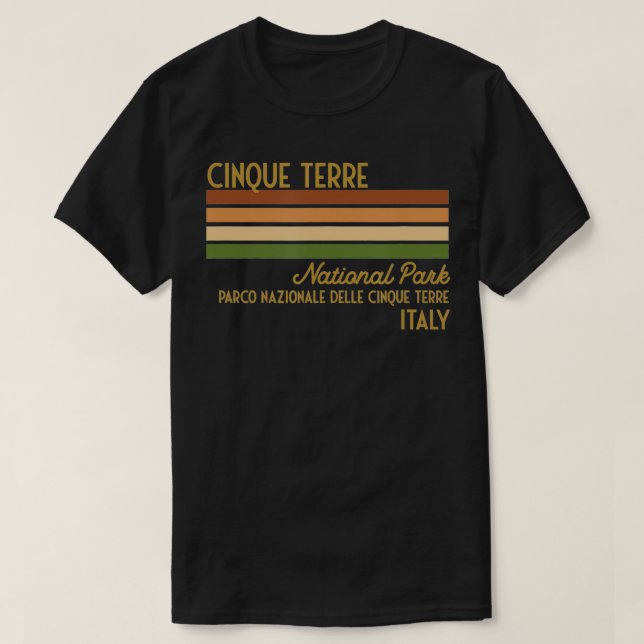 Italien Cinque Terre Nationalpark  T-Shirt (Design vorne)