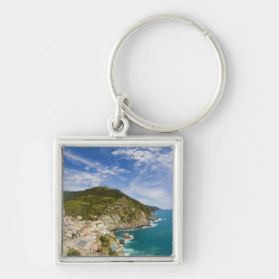 Italien, Cinque Terre, Vernazza, Hangstadt von 2 Schlüsselanhänger