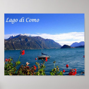 Italien - Comer See - Poster