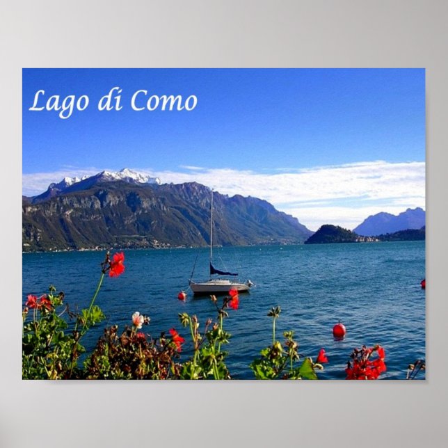 Italien - Comer See - Poster (Vorne)
