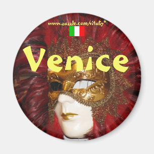 Italien - coole Maske-Magnetgestaltung in Venedig Magnet