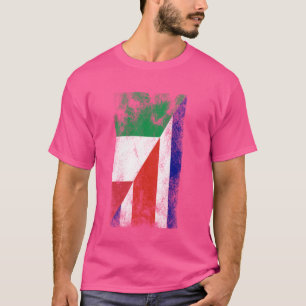 Italien Costa Rica Flaggen - Italienisch Costa Ric T-Shirt