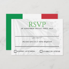 Italien Couple RSVP Karte
