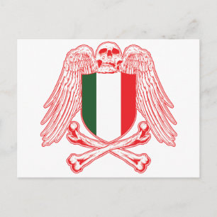 Italien - Crossbones Postkarte