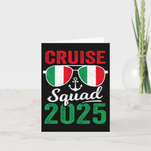 Italien Cruise Squad 2025 Sommerferien Matching F Karte