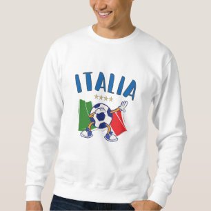 Italien - Dabbing Fußball-Flagge - 4 Sterne Sweatshirt