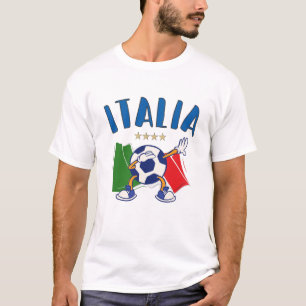 Italien - Dabbing Fußball-Flagge - 4 Sterne T-Shirt